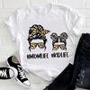 Women Clothing Cartoon Son Love Trend 90s Fashion Mama Mom Mother Summer Clothes Print Tshirt Female Tee Top Graphic T -Shirt