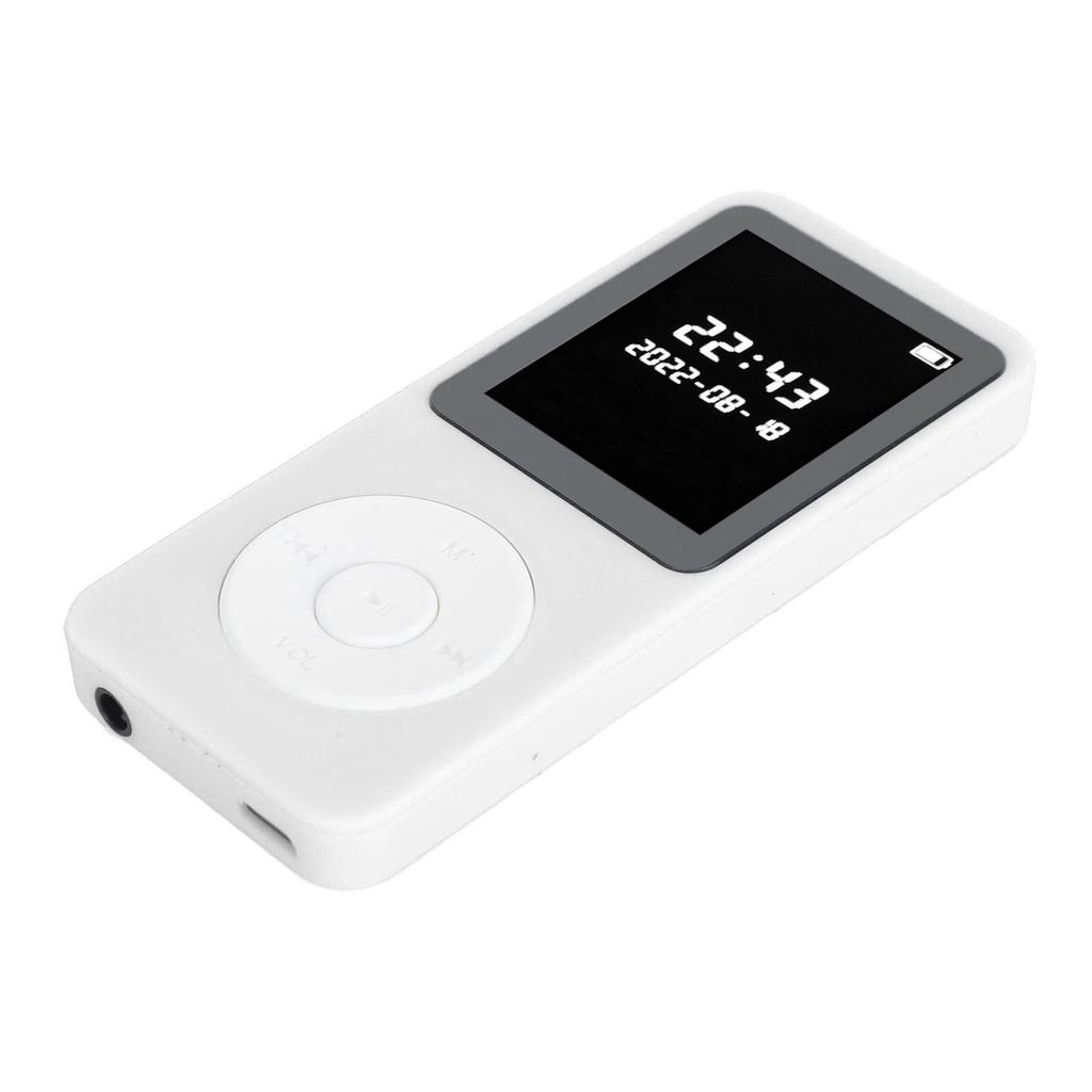 MP3-плеер Bluetooth 5.0, 1,77-дюймовый ЖК-экран, встроенный HD-динамик, портативный HiFi-музыкальный плеер с FM-радио, диктофоном, будильником