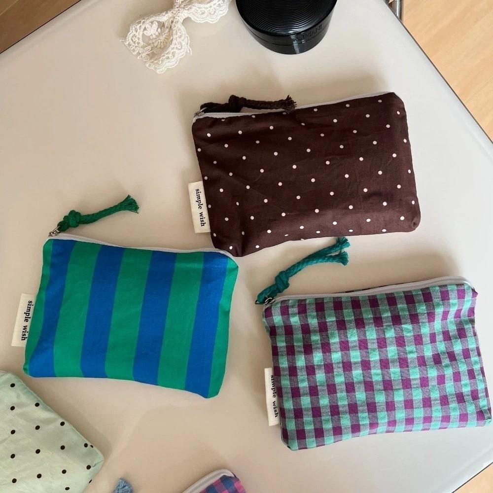 Large Capacity Mini Cosmetic Pouch Portable Coin Purse Storage Tools Storage Bag Travel