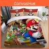 Mario Cartoon Super Single Panel Duvet Cover Set Bedding For Decor Bedroom