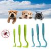 Pet Flea Removal Tool Kit Plastic Scratching Hook Remover Pet Cat Dog Grooming Supplies Tick Removal Tool Tweezers Clip