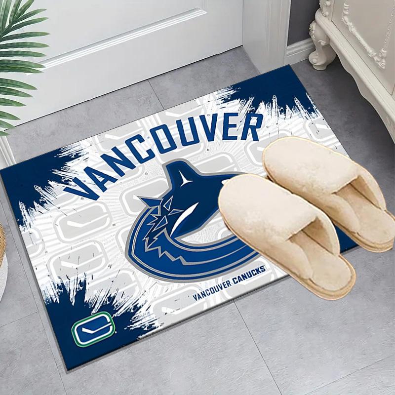 Vancouver Canucks Rug Area rug for Livingroom, Bedroom, Palyroom, Chair Rug, Office Rug, Floor mat, Large Size Fan Christmas Birthday gift