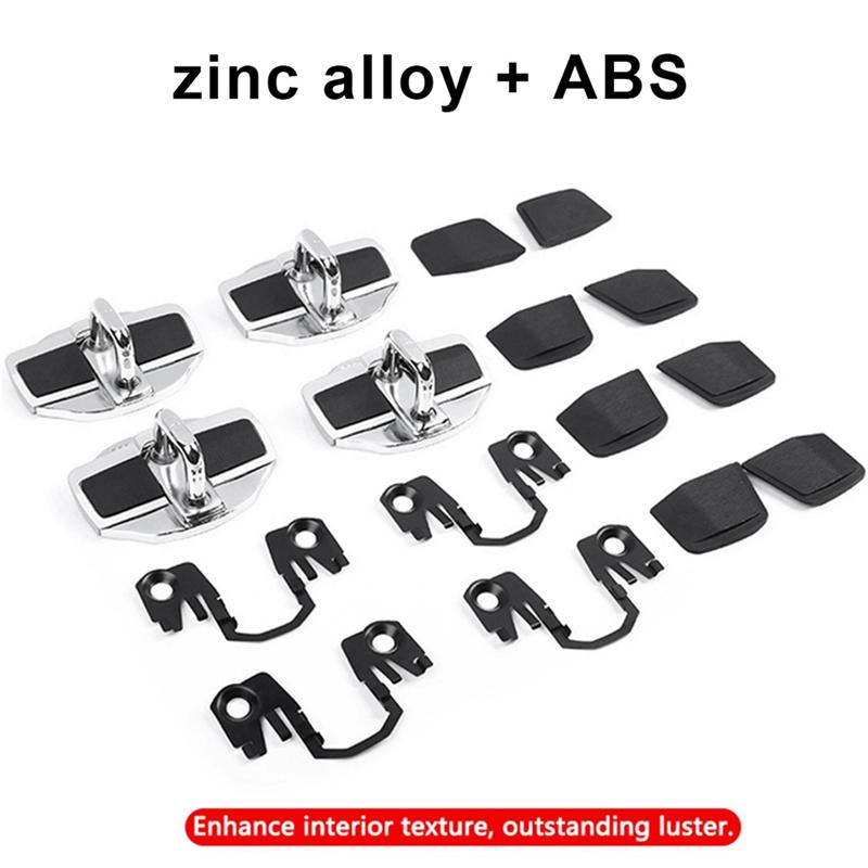 4 Set Car TRD Door Stabilizer Latches Protector Cover Cap Lid For Subaru All Series BRZ XV Forester Legacy Outback Impreza WRX
