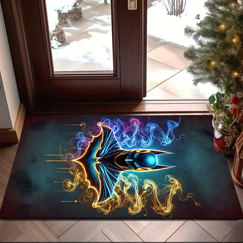 1PC Breaks Through Bat Rug Game Carpet, Floor Mat for Bedroom Living Room Entryway Rug, Home Decor Idea Gift for Christmas birthday