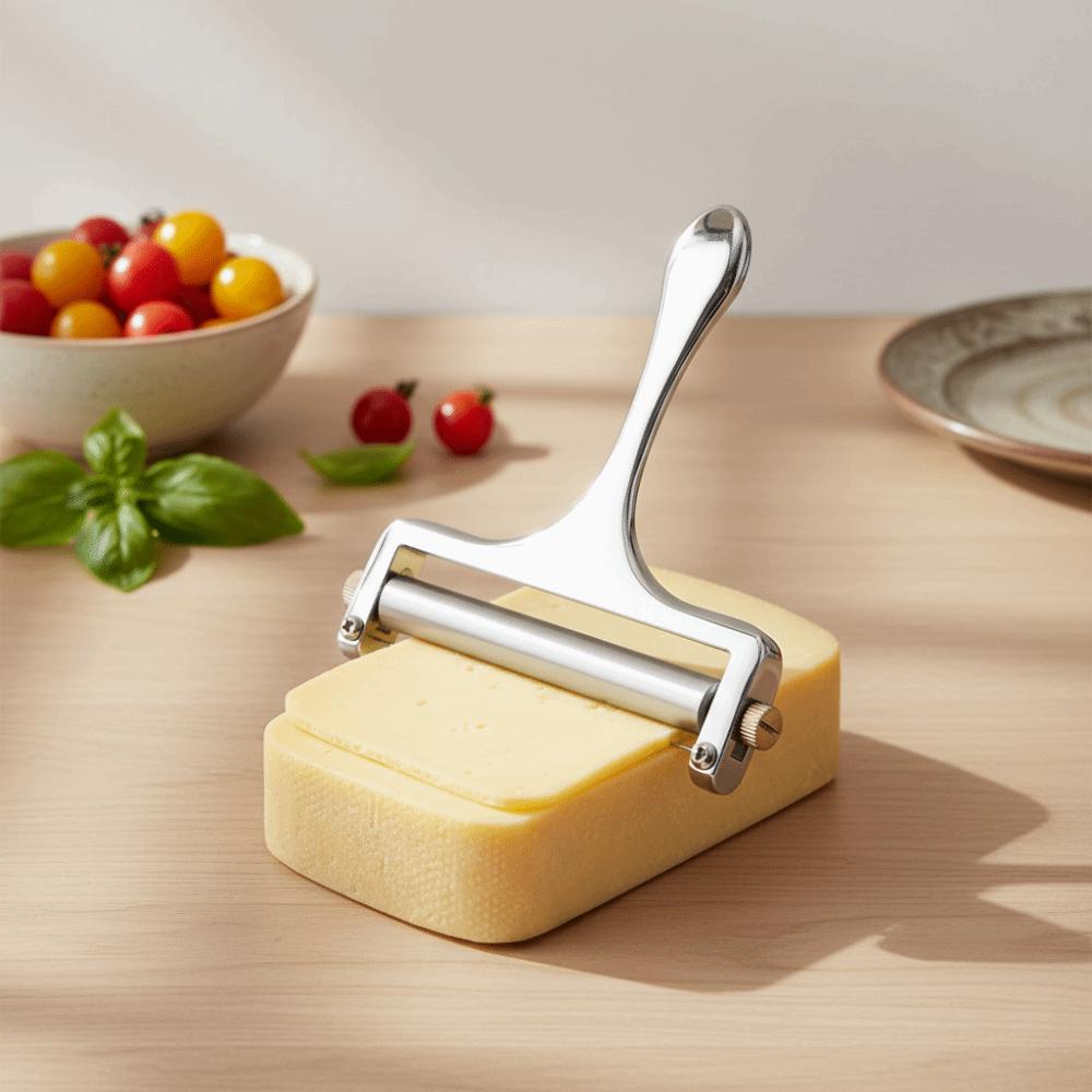 Corrosion-resistant Cheese Slicer with Replacement Wire Cheese Divider Cheese Block Grater  Cheddar