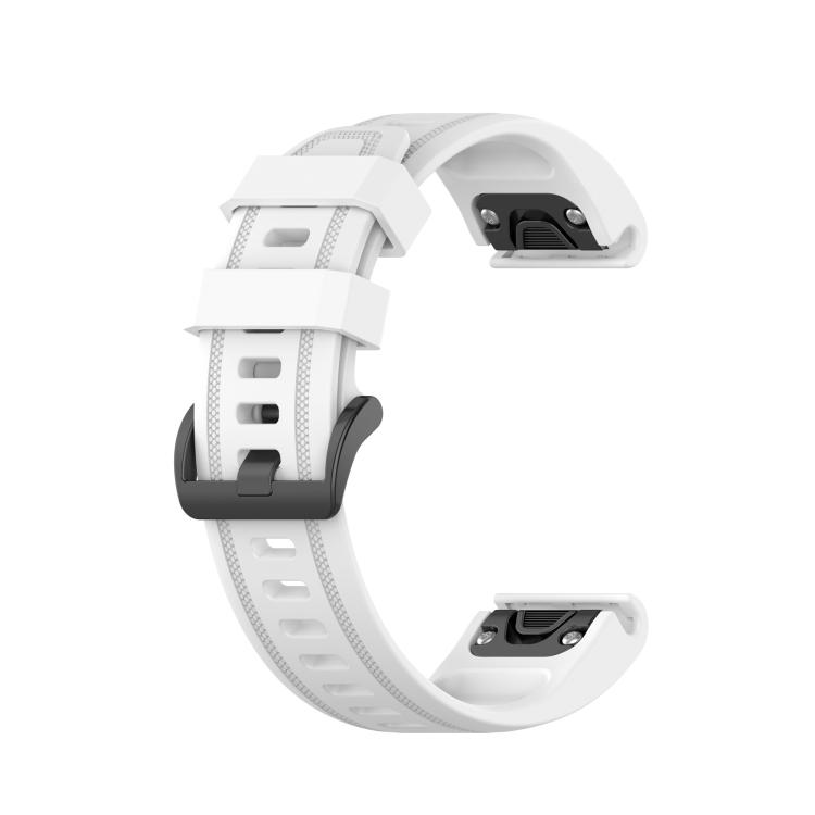 Силиконовый ремешок для часов Garmin Fenix 6S Pro, однотонный