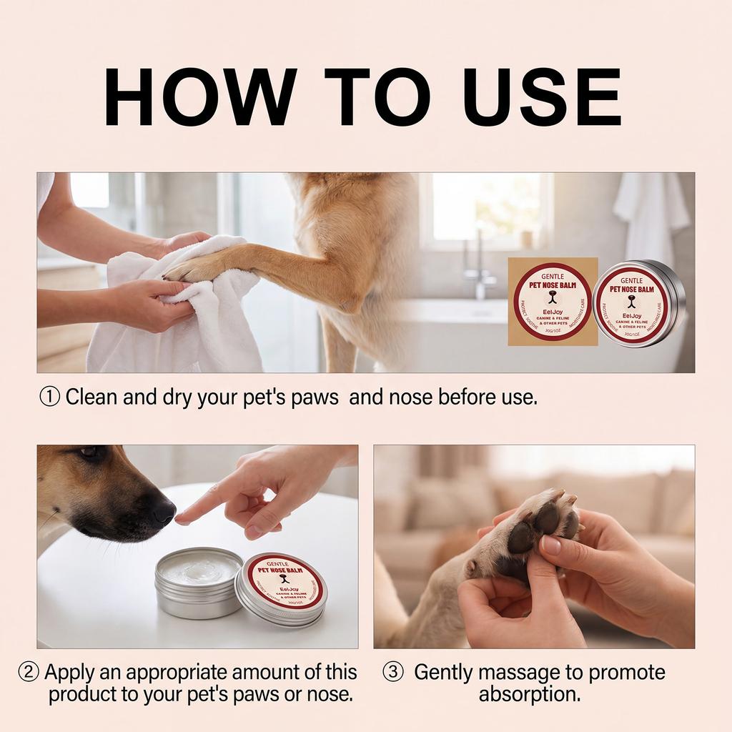 Pet Nose Balm Lick- Moisturizing 30g for Cats and Dogs Dry Nose