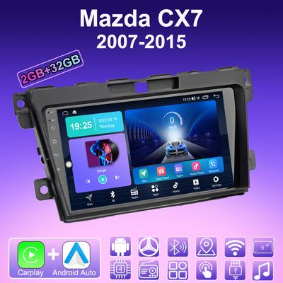 2 DIN Android Carplay автомобильное радио для Mazda CX7 2007-2015 мультимедийный проигрыватель головное устройство стерео GPS навигация BT WIFI 2+32 ГБ