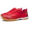 Li Ning соревновательной амортизацией, нескользящие, износостойкие, дышащие, низкие, для настольного тенниса, мужские, пламенно-красные APPR001-1