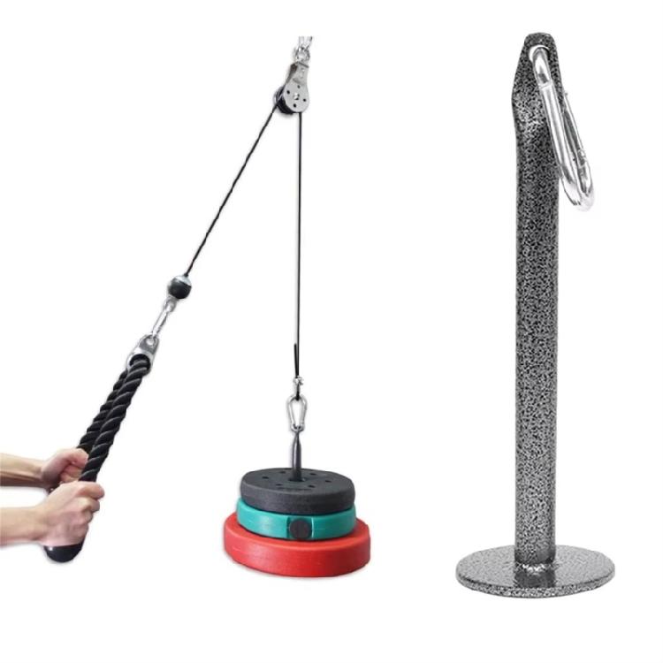 Gym Workout Equipment Dumbbell Barbell Rack Holder Weight Plate Loading Pin with Carabiner, Weight Lifting Holder Stand