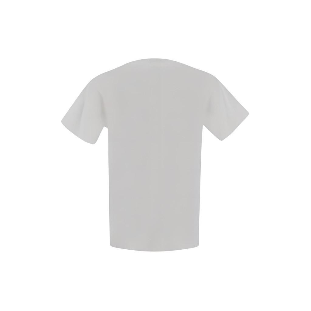 STONE ISLAND Футболка с нашивкой-логотипом Белая Мужские Топы 801523757-A0001