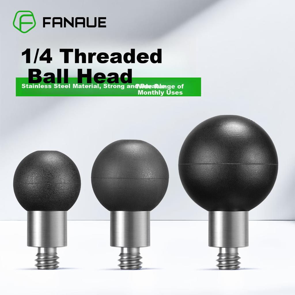 FANAUE Motorcycle Phone Holder 1/4 25mm 20mm 17mm Extension Ball Head Sports Camera Adapter Base B-1