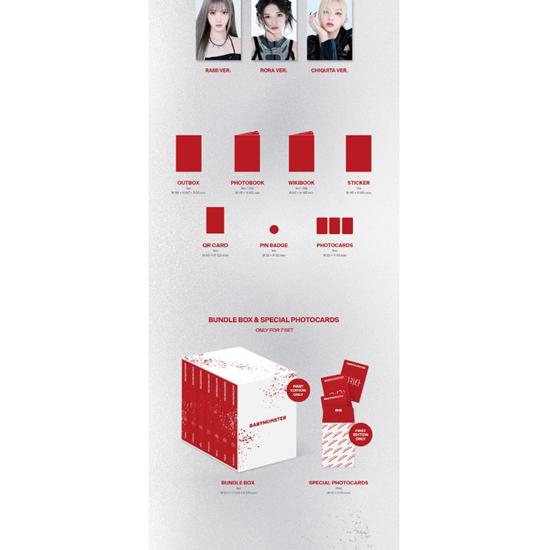 BABYMONSTER - мини 1-й [BABYMONS7ER] YG TAG АЛЬБОМ ВЕРСИЯ. случайный