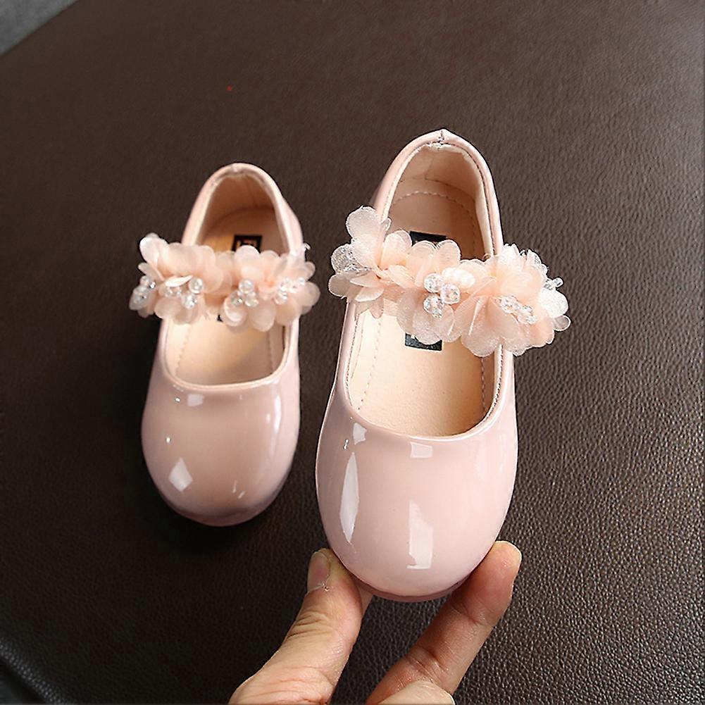 Girls' Princess Leather Shoes Comfort Sole Non-Slip Performance Shoes for Parties Pageants