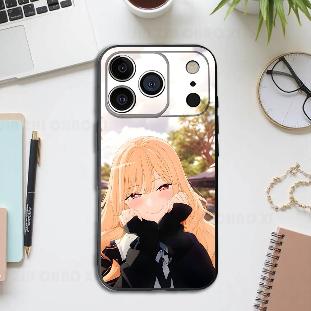 Comics M-Marin Silicone Phone Case For IPhone 17 16 15 14 13 12 11 X XS Plus Pro Max Shockproof Soft Cover