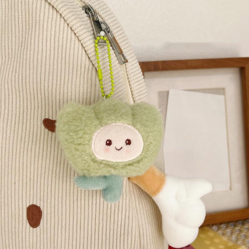 Милый мультяшный плюшевый тюльпан брелок мягкий набитый цветок куклы сумка подвеска украшение автомобиль брелок аксессуары подарки для девочек