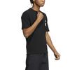 T Shirts Men's Black Crew Neck Moderate Straight Fit HE5172
