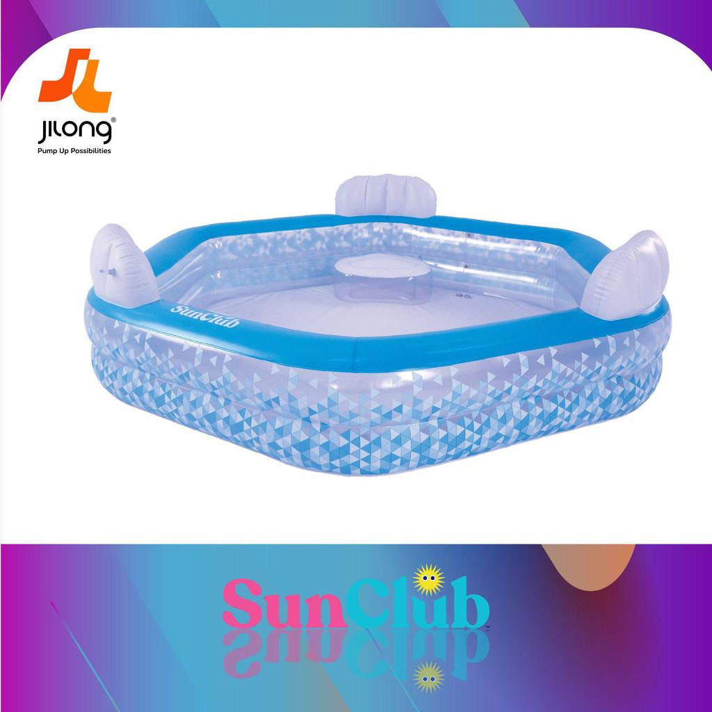 JILONG Large Outdoor Family Water Play Pool for Kids