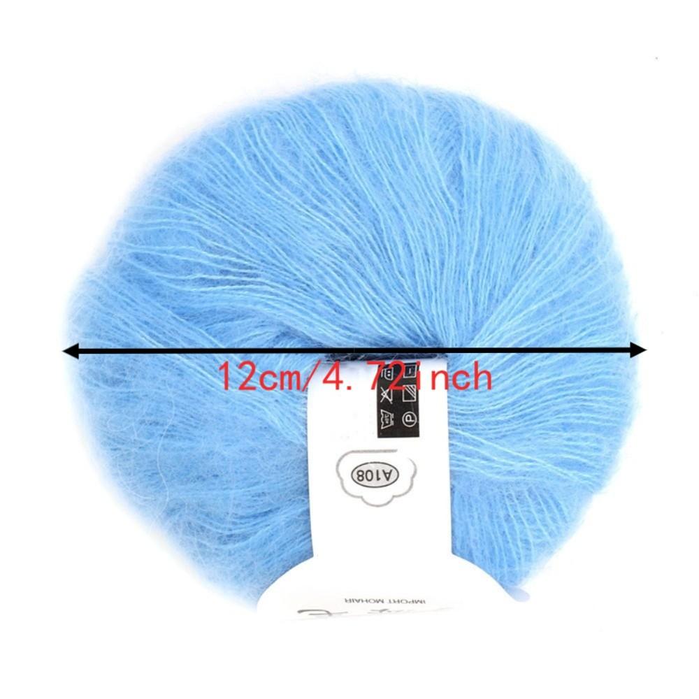 Warm Material Angora Wool Yarn Soft Texture Long Wool Yarn Popular Mohair Yarn For DIY Knitting