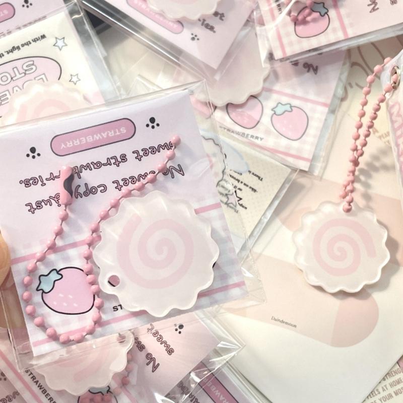Cute Narutomaki Fishcake Keychain,Bag Charm Car Key Rings Aesthetic Keychain Accessories for Backpacks,Wallets Decor