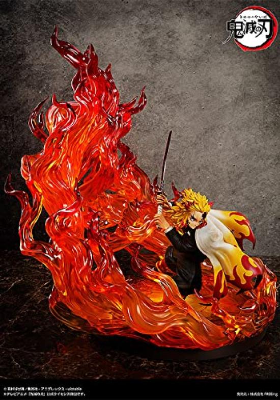 Demon Kimetsu No Yaiba Rengoku Anjuro Complete Edition Scale Plastic Painted Complete Figure Slayer 1/4