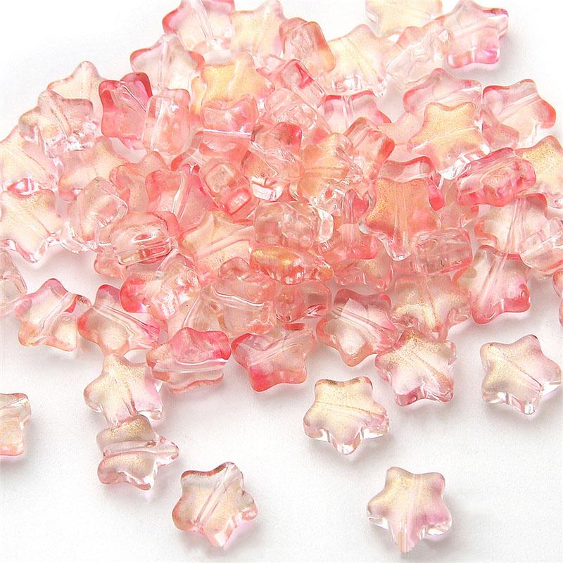 Творческий 8 мм Стекло 10 шт./лот Популярный чешский россыпью DIY Star Горячая Распродажа Высокое качество AB Цвет Разделитель Бусины Украшения Ручной Работы Аксессуары Шпильки Бусины