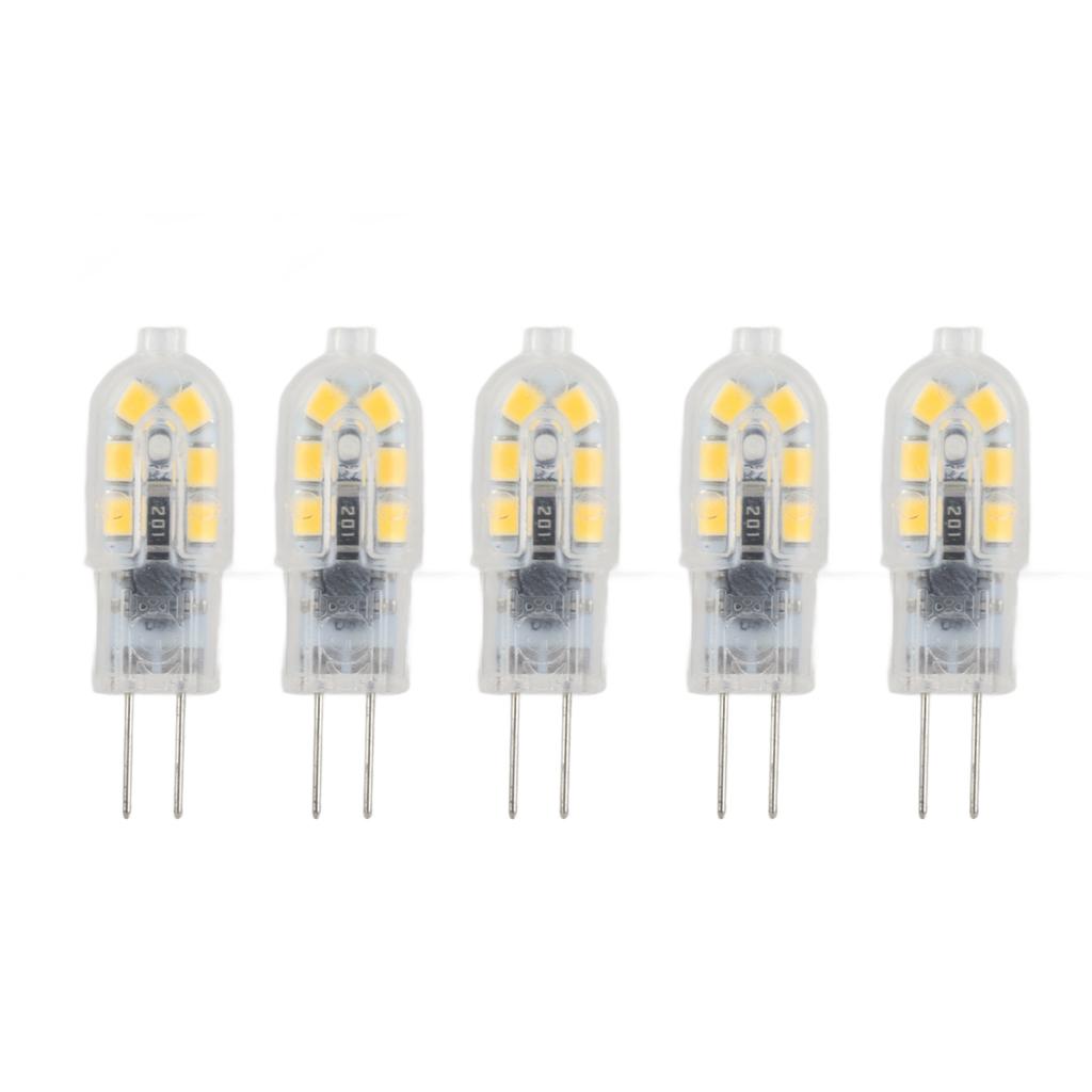 10 Pack G4 2835 LED Bulb Transparent Led Lamp Plug In Light Bulb AC220V for Camper Cabinet