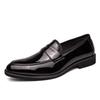 Fashion Lacquer Leather Men's Loafers Versatile Fashion Designer Style Wedding Party Outdoor Leisure Business Men's Shoes Plus Size 48