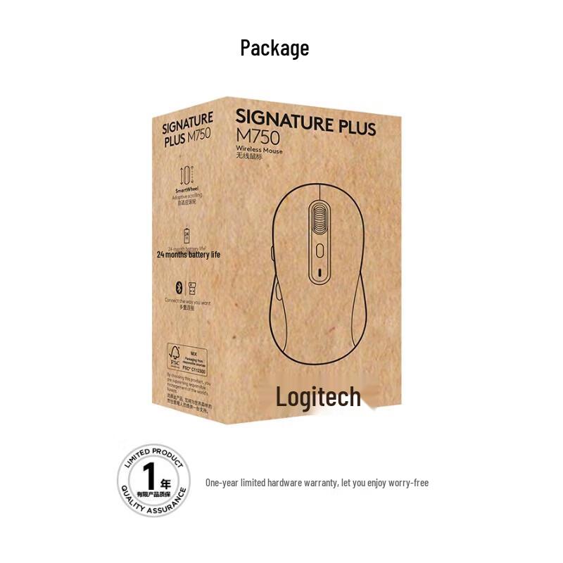 Беспроводная Bluetooth-мышь Logitech Signature Plus M750