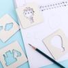 DIY шаблон для рисования деревянный трафарет внешняя доска обучающие развивающие игрушки деревянные трафареты для рисования