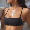Женский спортивный бюстгальтер для фитнеса с накладкой на грудь — стильная спинка, поддержка для йоги и бега