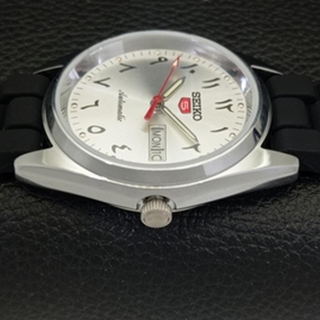 ВОССТАНОВЛЕННЫЕ ВИНТАЖНЫЕ SEIKO 5 АВТОМАТИЧЕСКИЕ 6309A ЯПОНИЯ МУЖСКИЕ АРАБСКИЕ ЧАСЫ a318860-9