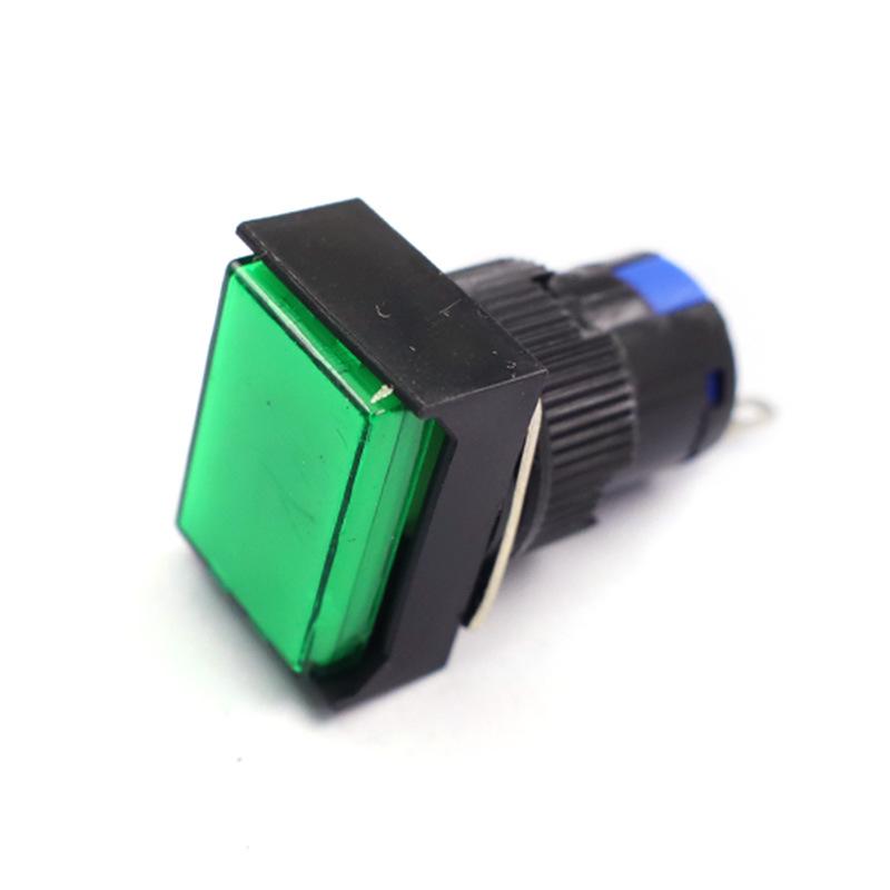 LA16 16mm Self-Resetting/Self-Locking Button Switch, Three-Legged, Three-Spring LAY72