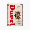 Хисун Жестяная вывеска HD Жестяная вывеска Винтажная Реклама пива Duvel Настенный декор Ретро Сохраняйте спокойствие и пейте Duvel Искусство Металлическая жестяная вывеска для Бара Мужской комнаты Паба