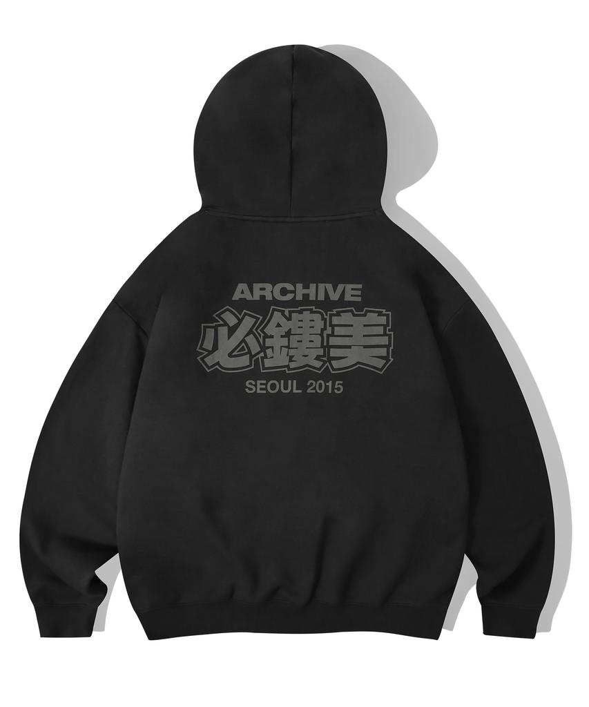 Оверсайз худи Archive Scenograph - Черный
