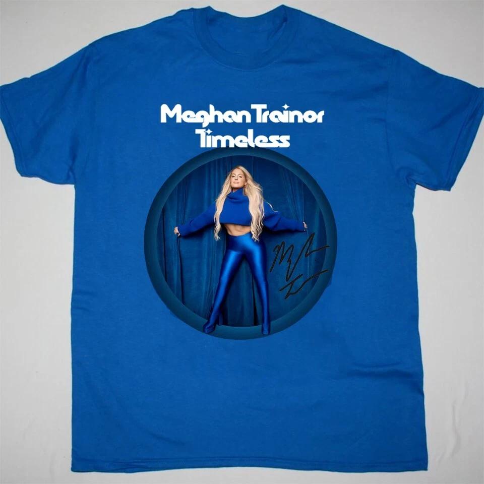 НОВАЯ футболка Meghan Trainor The Timeless Tour 2024 Синяя Все размеры Унисекс OM04