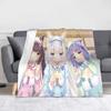 Мультяшные игры Nekopara Пледы Фланелевые Новинка Теплый Плед для Покрытия Стула Дивана Весна Осень