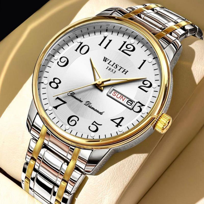 Топ Бренд Мужские Часы Цифровые Водонепроницаемые Кварцевые Бизнес Часы