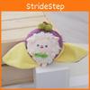 Adorable Magnetic Plush Keychain Doll Cute Fruit Character For Birthday Gift 10cm