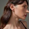 18K Gold Plated Paperclip Earrings Trendy hypoallergenic Link Earrings For Women Chain Statement Earrings Dangle Hoops Rectangle Earrings Jewelry For 