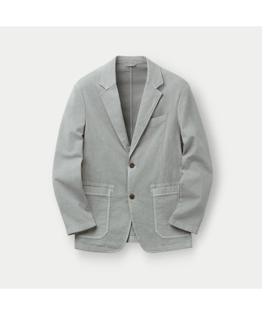 Series (Set Up) Dyed Texture Regular Fit Jacket Sajam26521Bel
