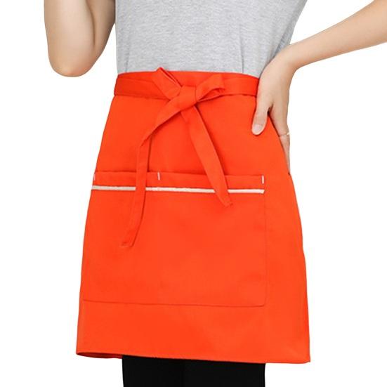 Фартук-нагрудник для работы шеф-повара с масляным полустойким к пятнам водонепроницаемым карманом, рабочий фартук для