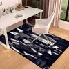 1pc Kpop Print Area Rug - Soft, Washable Non-Slip Indoor Mat for Office Chairs, Living Room, Home Office Decorative Rug