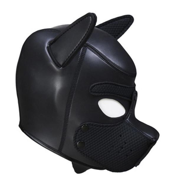 Резиновая маска в форме головы собаки, резиновая маска в форме головы дьявола для влюбленной пары в косплей
