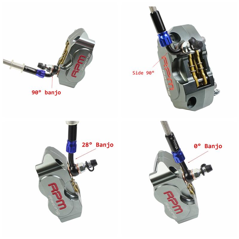 AN3 Braided Brake Hose Motorcycle Hydraulic Clutch Tube Master Cylinder Brake Oil DOT Pipe Reinforced ATV Dirt Pit Racing Bike