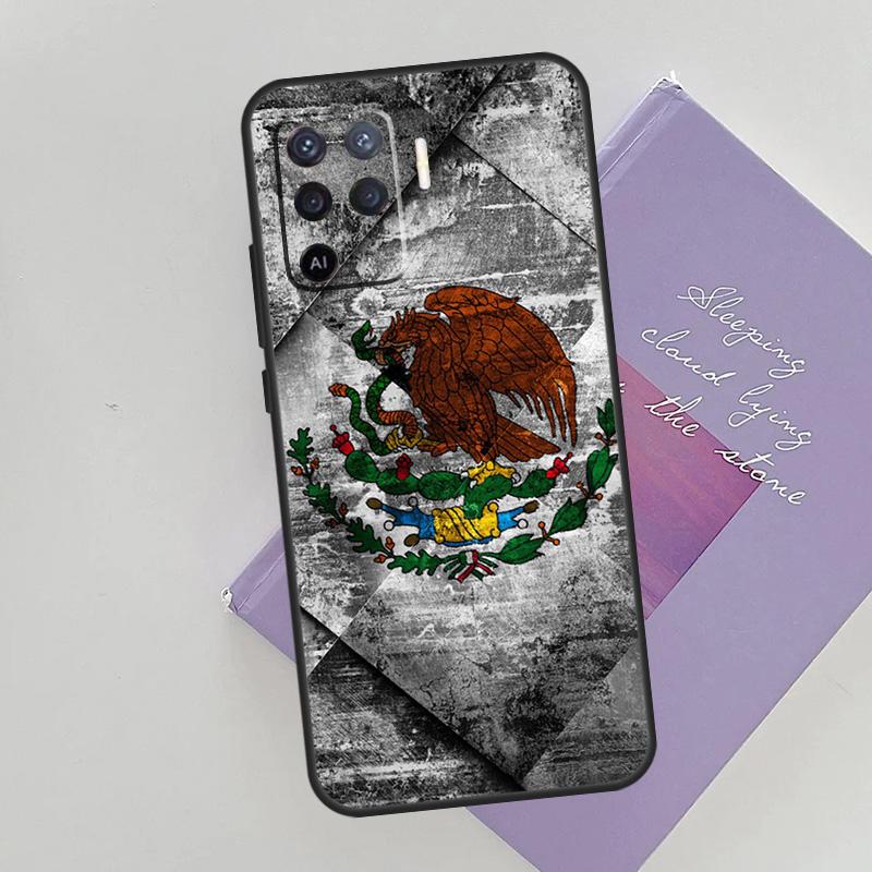 Mexico flag Case For Oppo A15 A16 A17 A52 A72 A76 A96 A74 A94 A53 A54S A57S A58 A78 A98 A77 Phone Cover