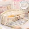 Clear Pencil Case Kawaii Stationery Bag School Pouch Pen Bag Large Capacity Transparent Pencil Box Girls Back To School