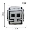 Плюшевые игрушки Geometry Dash Cube Маленькая подушка Мягкая плюшевая кукла Квадратный кулон Игра Милый домашний декор Детский подарок на день рождения