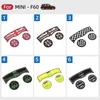 3pcs Union Jack Car Cup Pad Groove Coaster Auto Non-slip Mat Pad For BMW Mini Cooper Clubman F54 F55 F56 F57 F60 Countryman