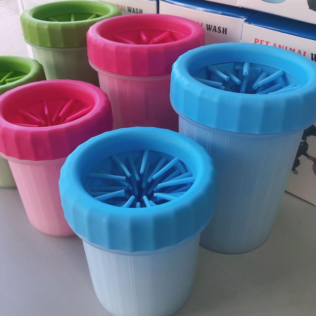 Чашка для чистки лап собаки, кошки, портативная мойка для ног домашних животных, мягкий силиконовый инструмент для мытья ног, чашка для чистки грязных лап щенка, котенка